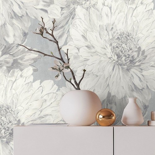 Обои флизелиновые Eurodecor 7253-11 Stella серые 1,06x10м