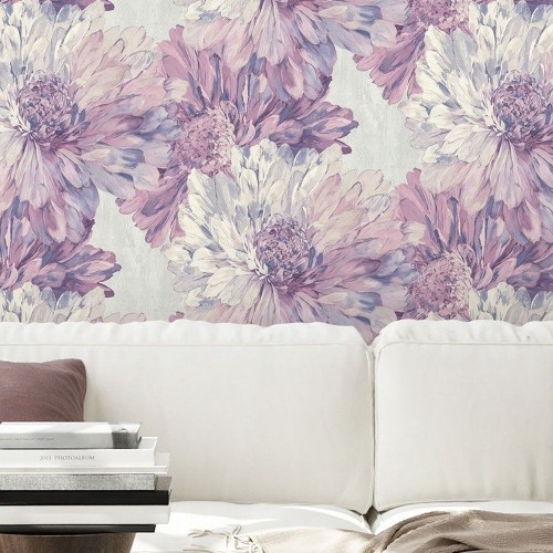 Обои флизелиновые Eurodecor 7253-18 Stella сиреневые 1,06x10м