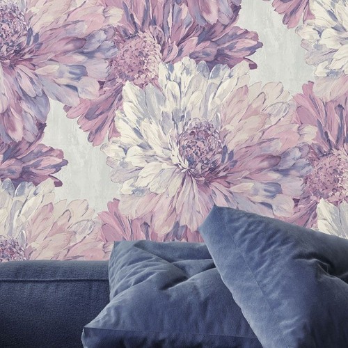 Обои флизелиновые Eurodecor 7253-18 Stella сиреневые 1,06x10м