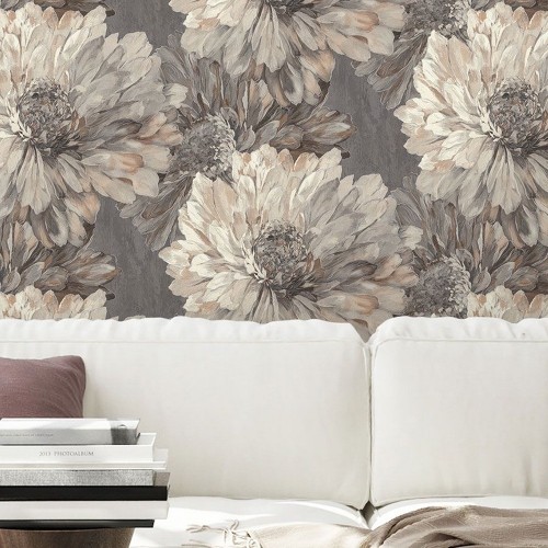 Обои флизелиновые Eurodecor 7253-23 Stella коричневые 1,06x10м