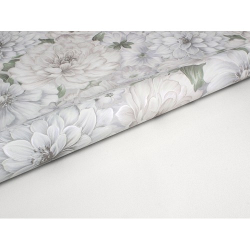 Обои флизелиновые Erismann Laure 60753-05 белые 1.06x10м