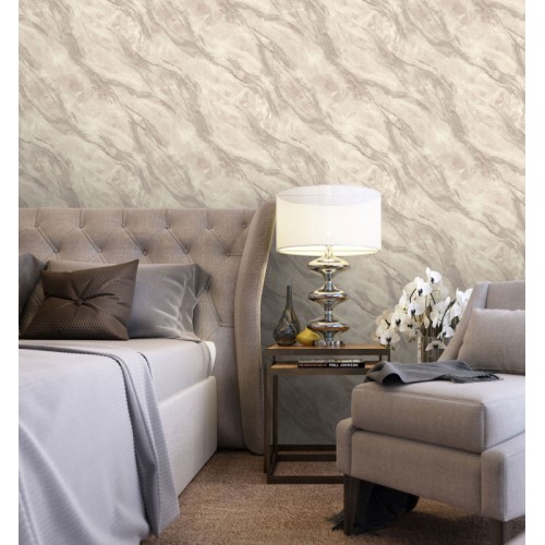Обои флизелиновые Euro Decor Atlas 7239-01 бежевые 1.06x10м