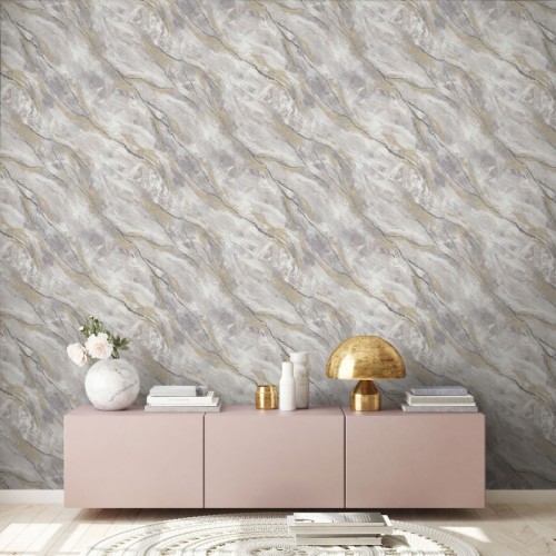 Обои флизелиновые Euro Decor 7239-23 Atlas коричневые 1.06x10м