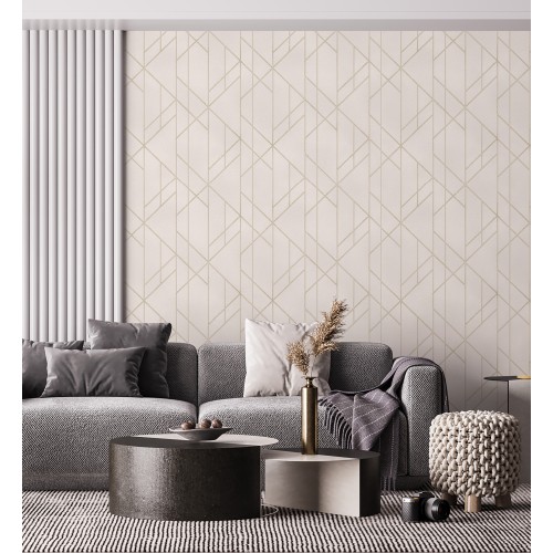 Обои флизелиновые WallSecret Comfort Contour 8739-20 бежевые 1.06x10м