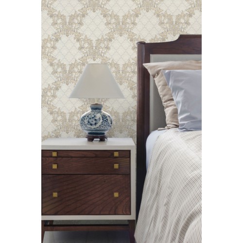 Обои флизелиновые Monte Solaro Charlotte 9185-11 серые 1.06x10м