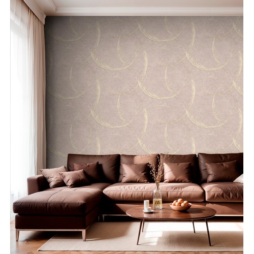 Обои флизелиновые Wallsecret Comfort Infinity 2 8955-22 бежевые 1.06x10м