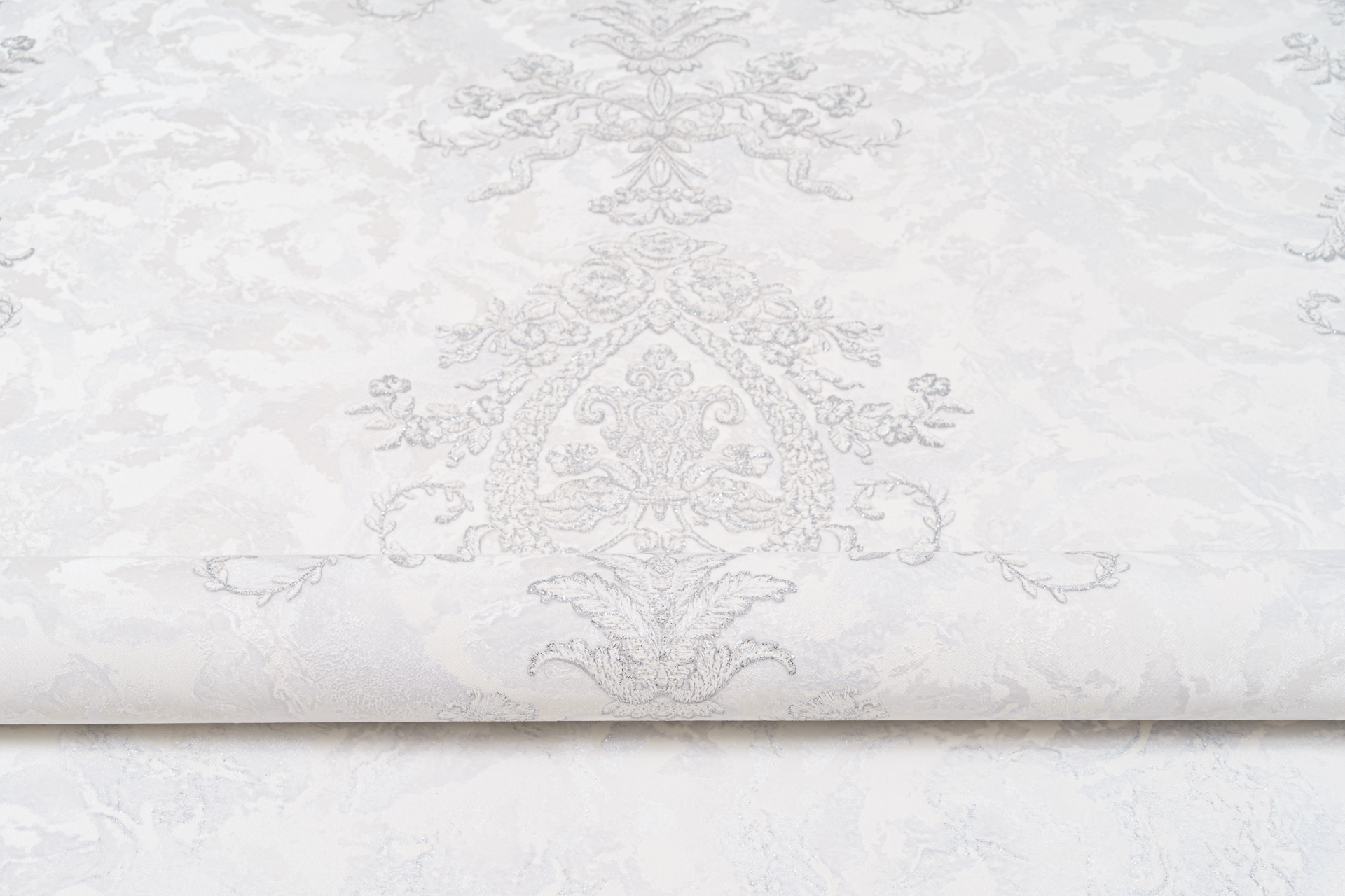 Обои флизелиновые Артекс Франсуаза 10763-04 белый 1.06x10м