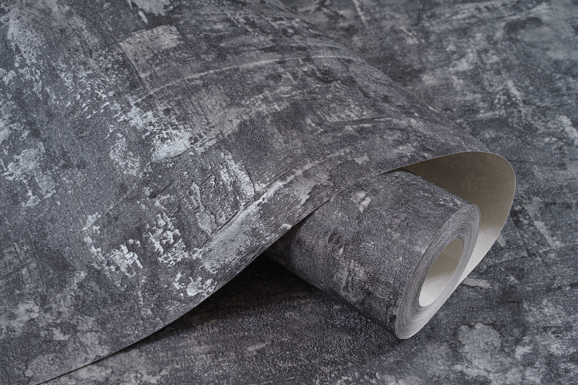 Обои флизелиновые DOMANI CASA Римини 10877-07 черные 1,06х10м