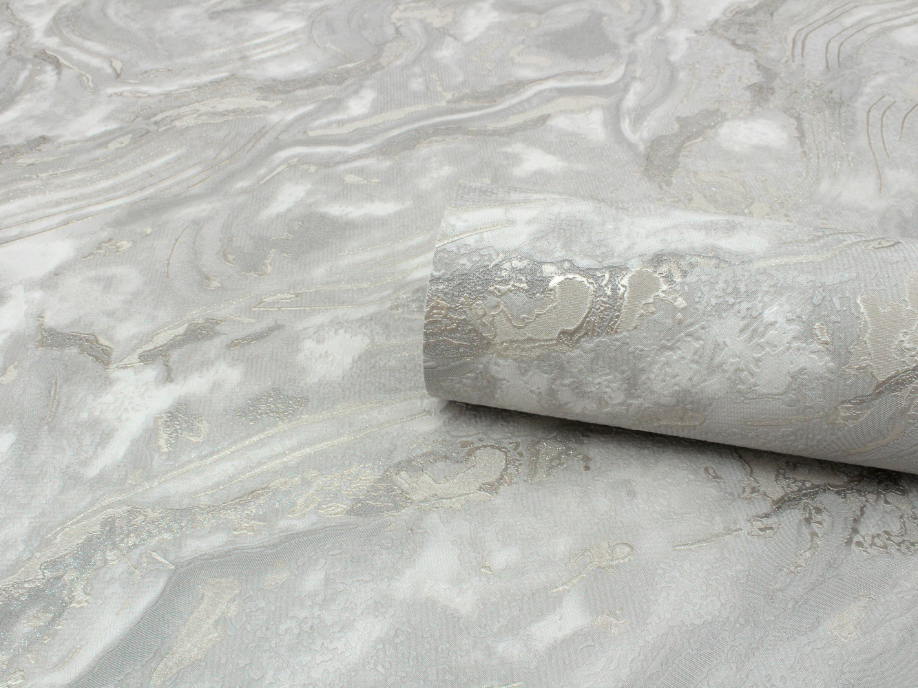 Обои флизелиновые Erismann Adajio 60772-07 серебристые 1.06x10м