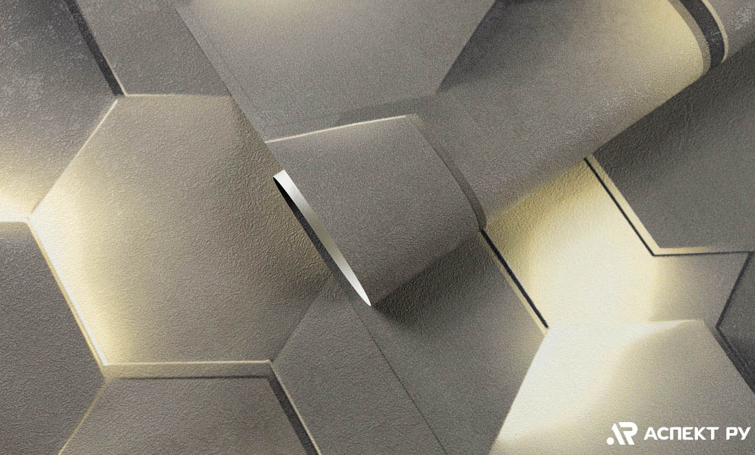 Обои Аспект 70669-42 Гексагон флиз. 1,06Х10м