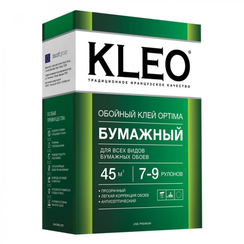 Клей KLEO Optima 7-9 рул.
